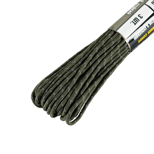 M-Tac - Paracord Minicord - 2 mm - Ranger Green Reflective