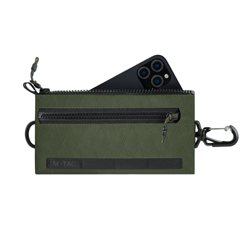 M-Tac - Portfel taktyczny poziomy X-Pac Elite z karabińczykiem - Ranger Green - 10453023