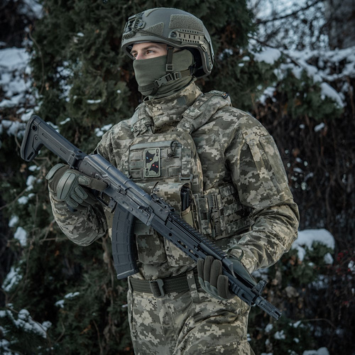 M-Tac - Naszywka Queen of Spades - Cordura 500D - Ornament - Oliwkowy - 51362001