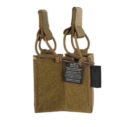 Helikon - Podwójna ładownica na magazynki pistoletowe Competition Double Pistol Insert® - Shadow Grey - IN-C2P-CD-35