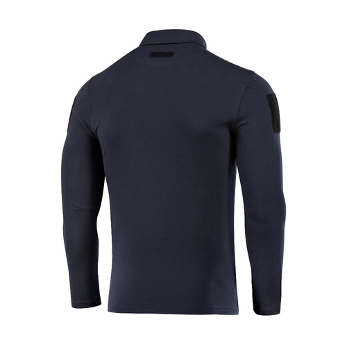 M-Tac - Koszula taktyczna Polo z długim rękawem 65/35 - Dark Navy Blue - 80021015