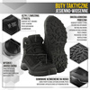 M-Tac - Buty taktyczne za kostkę jesienno-zimowe - Cordura - Czarne - 1JJ143/7TPLV