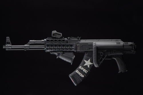 DLG Tactical - Chwyt przedni kątowy Ergonomic Pointing Foregrip Picatinny - Czarny - DLG-049