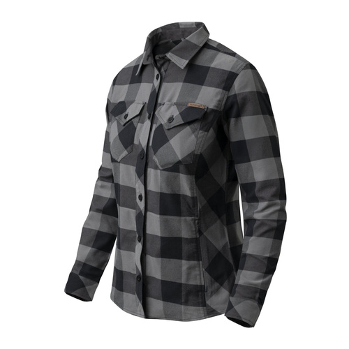 Helikon - Koszula damska Marigold - True Grey Checkered - KO-MWS-NS-PW