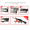 UTG - Dwójnóg składany Leapers Universal Shooter's - 8.7"-10.6" - Picatinny - TL-BP69S