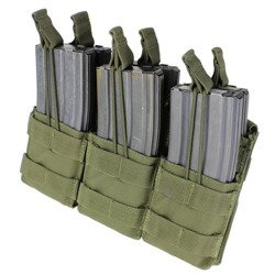 Condor - Ładownica Triple Stacker M4 Mag Pouch - Zielony OD - MA44-001