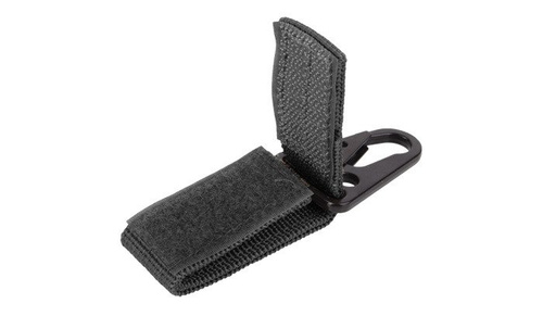 101 Inc. - Trok MOLLE z metalową klamrą i kółkiem - 2 szt. - Czarny - JF003