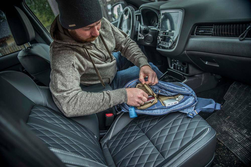 Helikon - Plecak EDC Sling® - Nylon Polyester Blend - 6,5 L - Niebieski melanż - PL-ESB-NP-M2