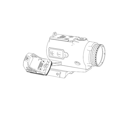 Vector Optics - Montaż boczny do kolimatora - Picatinny - Czarny - SCPSM-C01