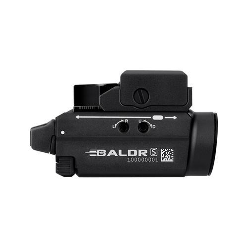 Olight - Latarka taktyczna LED na broń z celownikiem laserowym BALDR S - 800 lumenów - Czarna