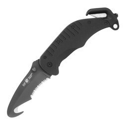 ESP - Nóż ratowniczy Rescue Knife Hook Blade - Czarny - RK-02