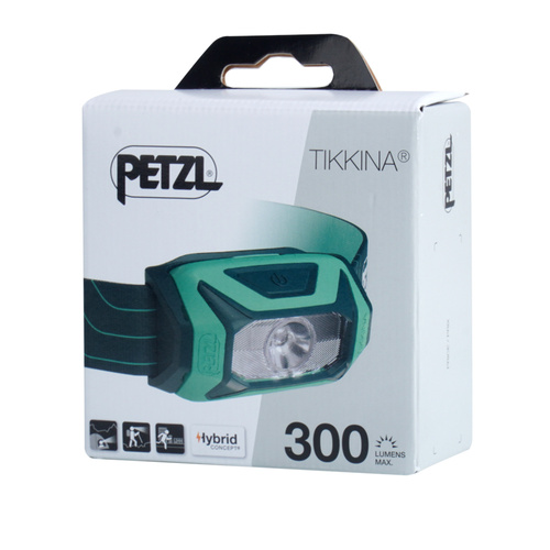Petzl - Latarka czołowa LED Tikkina - 300 lm - Zielona - E060AA02