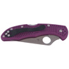 Spyderco - Nóż składany Delica® 4 FRN Flat Ground Purple - Fioletowy - C11FPPR