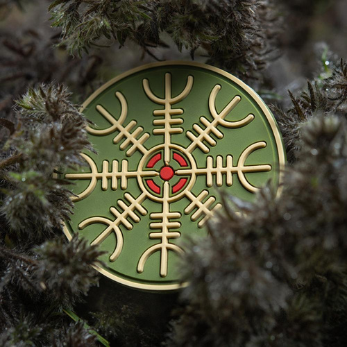 M-Tac - Naszywka 3D PVC Hełm Grozy - Olive - 51221001