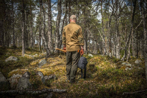 Helikon - Koszula bushcraftowa Woodsman - DuraCanvas - Czarny - KO-WDN-DC-01