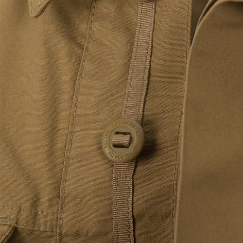 Helikon - Koszula bushcraftowa Woodsman - DuraCanvas - Czarny/Taiga Green - KO-WDN-DC-1109A