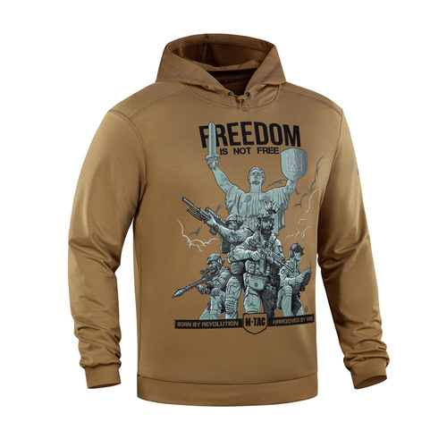 M-Tac - Bluza z kapturem Freedom - Bawełna - Coyote - 20539017