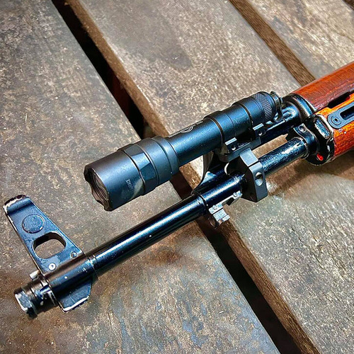 FTCS - Montaż latarki taktycznej na Lufę AK/AKM - Czarny - nr.11