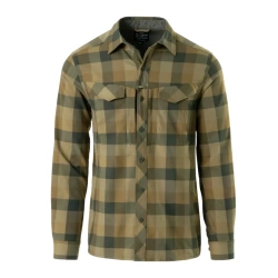 Helikon - Koszula z długim rękawem Defender Mk2 - Nylon Sorona Blend - Bayou Moss Checkered - KO-DF2-NS-2S
