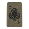 M-Tac - Naszywka Ace Of Spades - Haftowana - Cordura 500D - Zielona - 5365