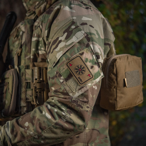 M-Tac - Naszywka haftowana Karta Hełm Grozy - Coyote - 51392005