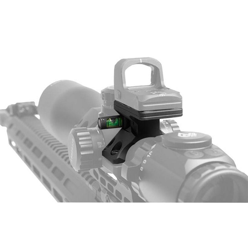 Leapers - Obejma do montażu Accu-Sync 30 mm z poziomicą i montażem MRDS - Czarna - MT-RTF3