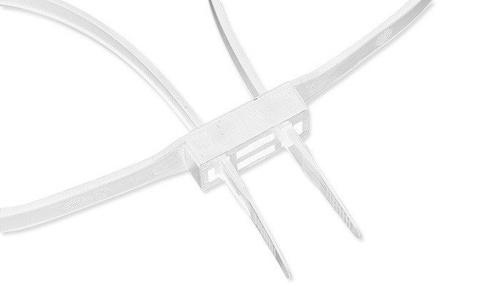 MT - Kajdanki jednorazowe - Wzmacniane - Biały - 16204100