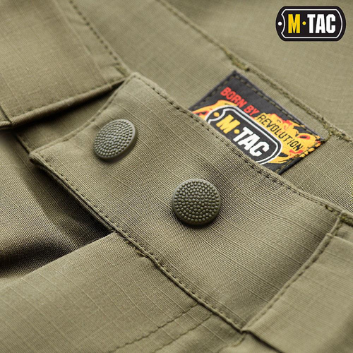 M-Tac - Szorty taktyczne Aggressor - Policotton - Rip-Stop - Dark Olive - 20018048