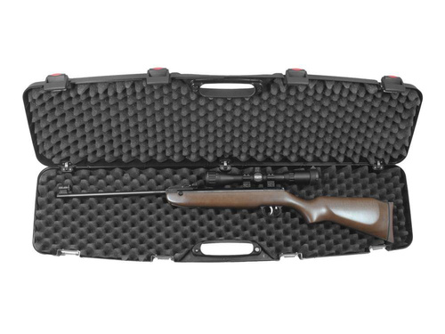 Megaline - Walizka na broń długą - 97x25x10 cm - Zatrzask - Czarna - 200/000C