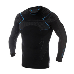 Brubeck - Bluza termoaktywna Thermo - Nilit® Heat - Czarno-Niebieska - LS1304M