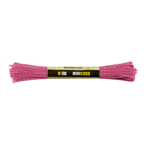 M-Tac - Paracord Minicord - 2 mm - 15 m - Neon Pink Reflective - 10271112