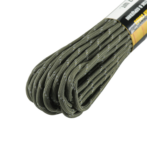 M-Tac - Paracord 475 - 3 mm - Nylon - Ranger Green Reflective