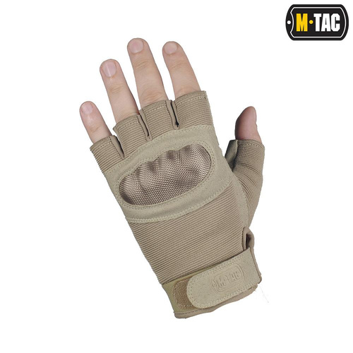 M-Tac - Rękawice taktyczne bez palców Assault Tactical Mk.3 - Khaki - 90213004