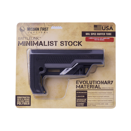 MFT - Kolba Battlelink Extreme Duty Minimalist Stock - Mil Spec - Black - BMSMIL-EXD-BL