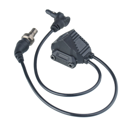 Unity Tactical - Włącznik na kablu Axon SL Sync - SureFire/Crane Laser - 7" - Czarny - AXN-SL-SI7B