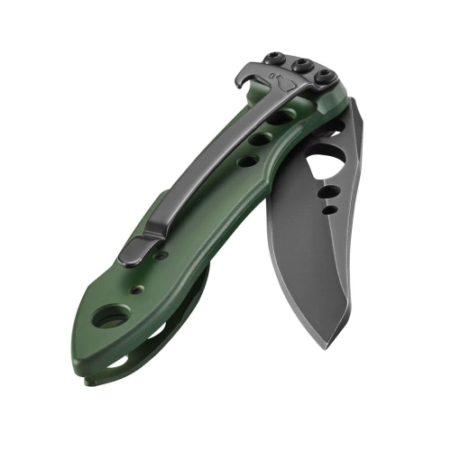 Leatherman - Nóż składany EDC Skeletool KB - Stal nierdzewna - Zielony OD - 833161
