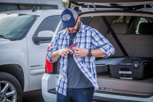 Helikon - Koszula TRIP Nylon Blend - Indigo Plaid - KO-TRI-NB-P8