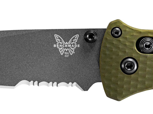 Benchmade - Nóż składany Bailout - CPM-M4 - Zielony - 537SGY-1