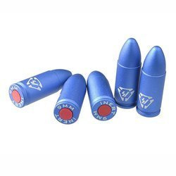Strike Industries - Zestaw zbijaków aluminiowych Dummy Round 9x19mm Para - 5 szt. - SI-DR-AL-9MM-BLU