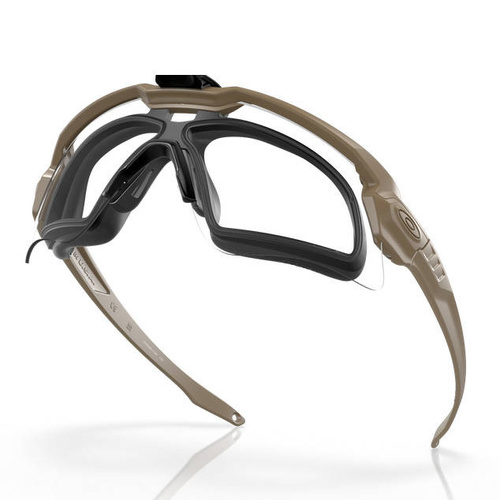 Oakley - Zestaw Operator Kit - Okulary balistyczne M Frame ALPHA - Gogle HALO - 4 wizjery - Tan - OO9296-2844