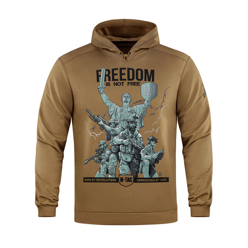 M-Tac - Bluza z kapturem Freedom - Bawełna - Coyote - 20539017