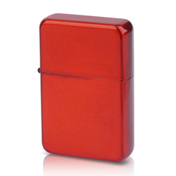 Tasman - Zapalniczka benzynowa - Czerwona błyszcząca -  Q310014