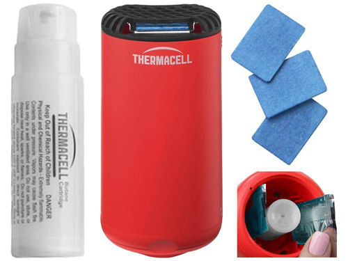 Thermacell - Odstraszacz na komary Patio Shield - Czerwone - TH-PATIO-C