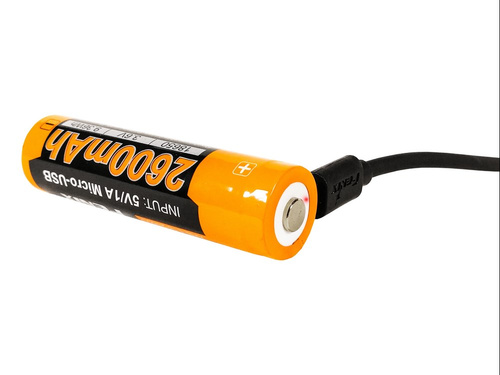 Fenix - Akumulator Li-ion 18650 2600mAh 3,6V - USB - ARB-L18-2600U