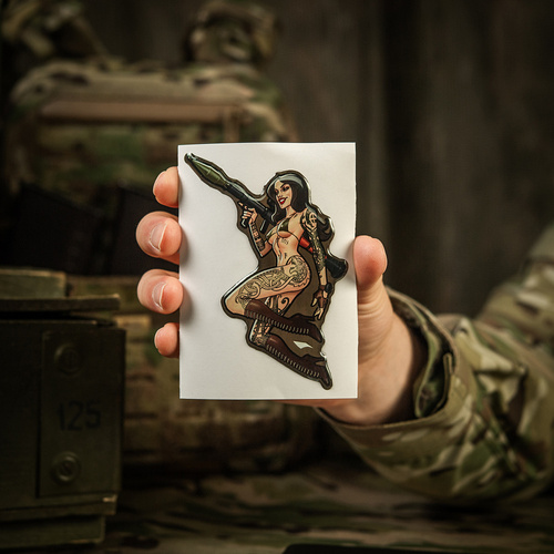 M-Tac - Naklejka Tactical girl #9 RPG Skandinavik - PVC - 51500003