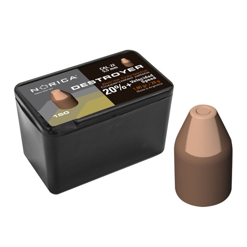 Norica - Śrut do wiatrówki Destroyer - Diabolo - 5,5 mm - 150 sztuk - 198.00.005