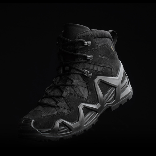 Lowa - Buty taktyczne Zephyr GTX MID MK2 - Monowrap - Gore-Tex - Czarne - 310854 C30 0999