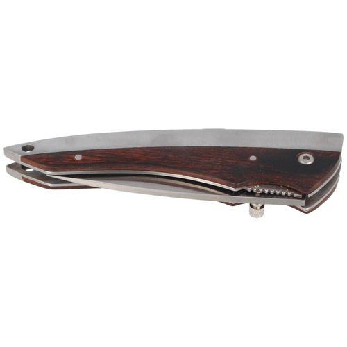 Herbertz - Nóż składany Drop Point Wood/Metal - 288611