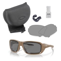 Oakley - Okulary balistyczne HNBL - Wymienne soczewki - Mil Spec 32432A - ANSI Z87.1 - Piaskowy - OO9452-0665