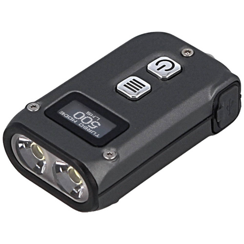 NiteCore - Latarka brelok TINI2 - 500lm - 280mAh - Szara - TINI2 GRAY